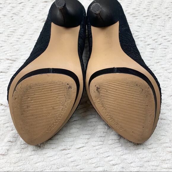 BCBGMaxAzria Black Lace Pumps Size 7 - Picture 3 of 7